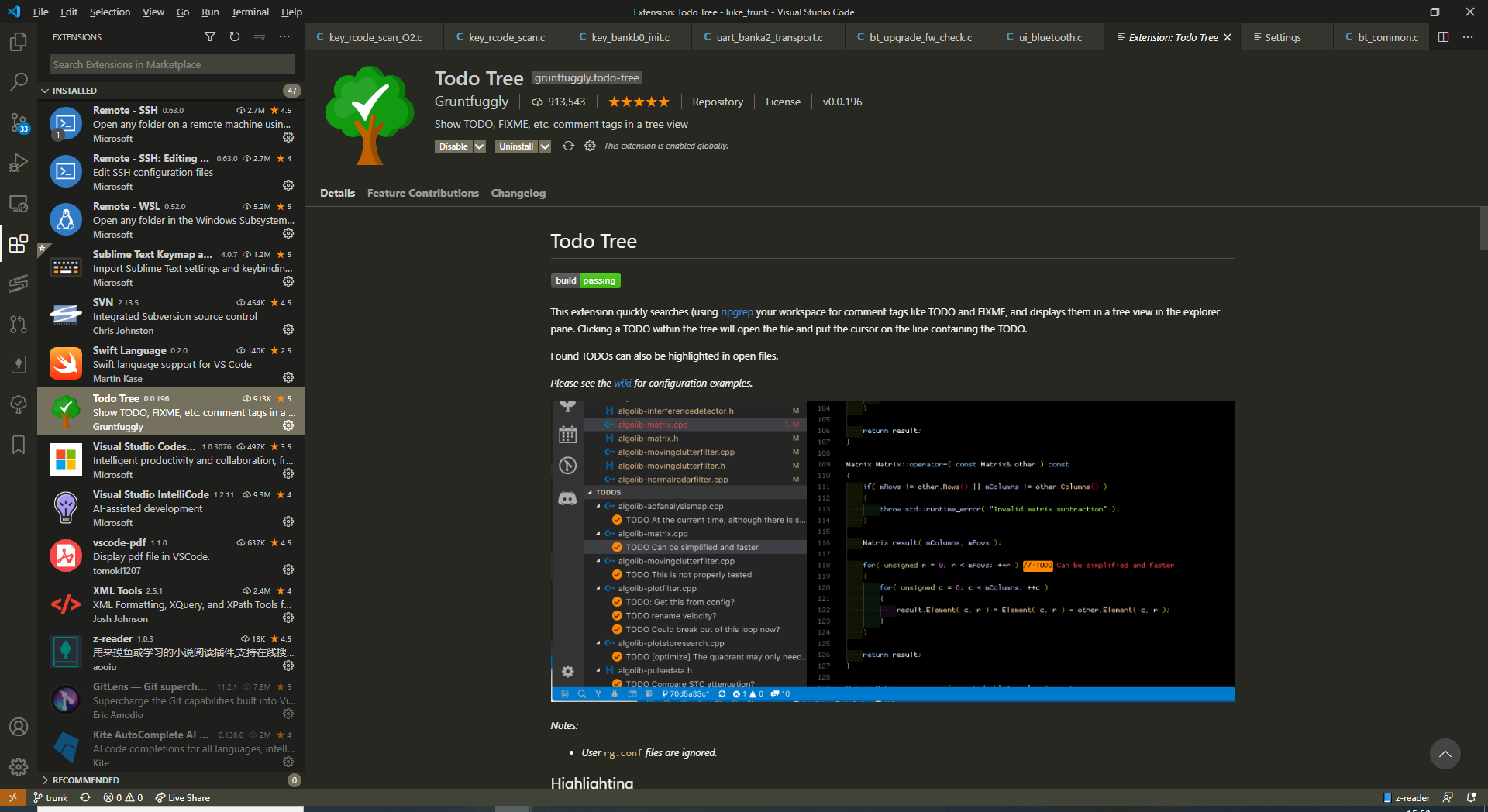 Todo Tree